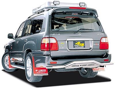 雅彦 JAOS Front + Rear Mud Guard Flap for Toyota Land Cruiser LC100