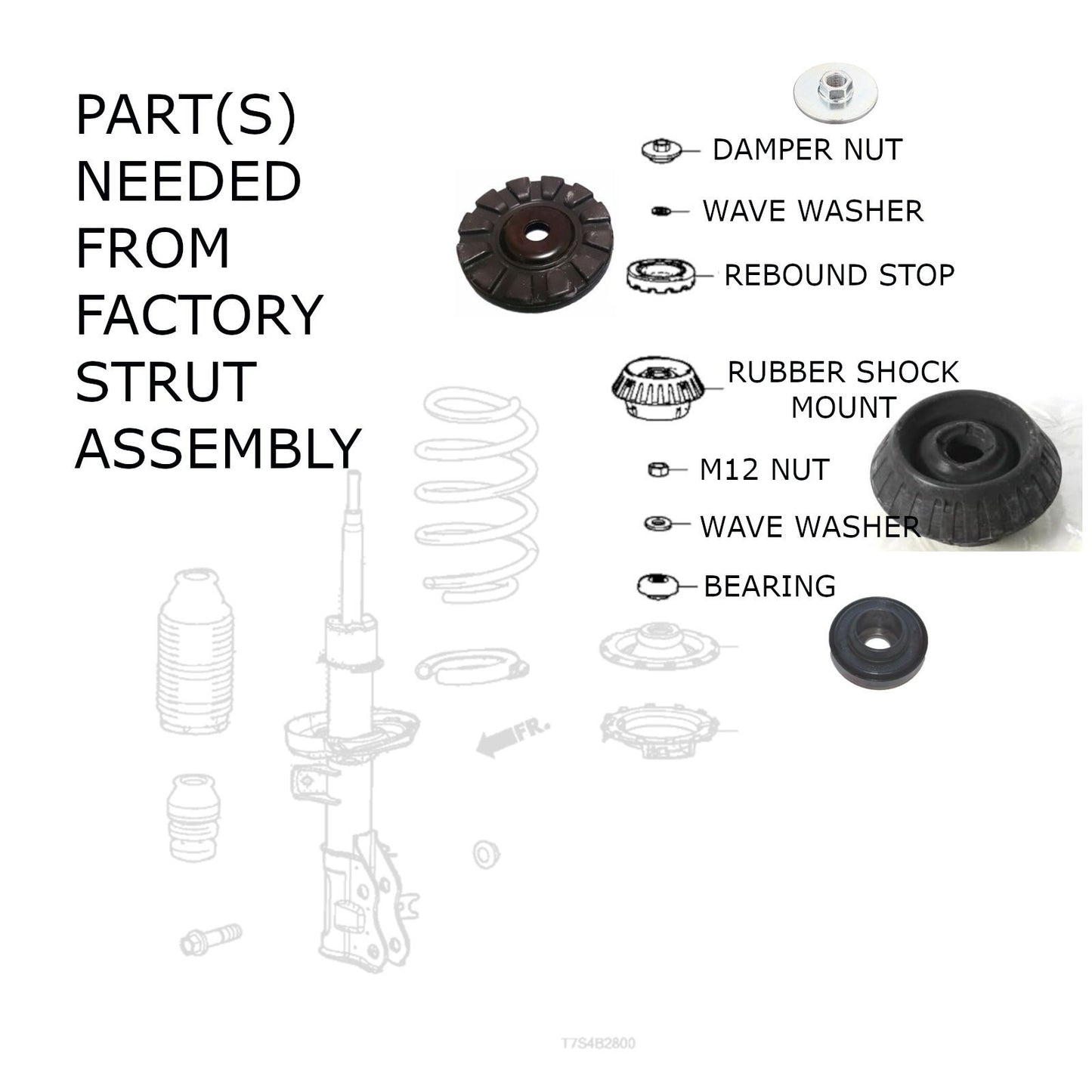 Godspeed 40way MAXX Coilover Shock+Spring for Honda Fit 09-14 GE8 GE9