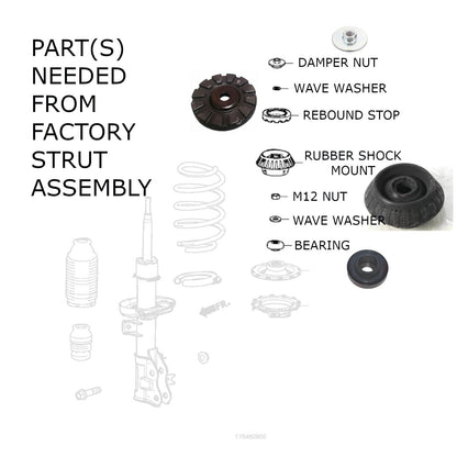 Godspeed 40way MAXX Coilover Shock+Spring for Honda Fit 09-14 GE8 GE9
