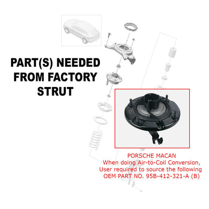 Godspeed MonoRS Coilover Shock+Spring for Porsche Macan 15-23, Arteon 19-23