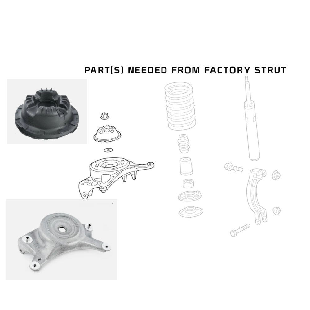 Godspeed MonoRS Coilover Shock+Spring for Porsche Macan 15-23, Arteon 19-23