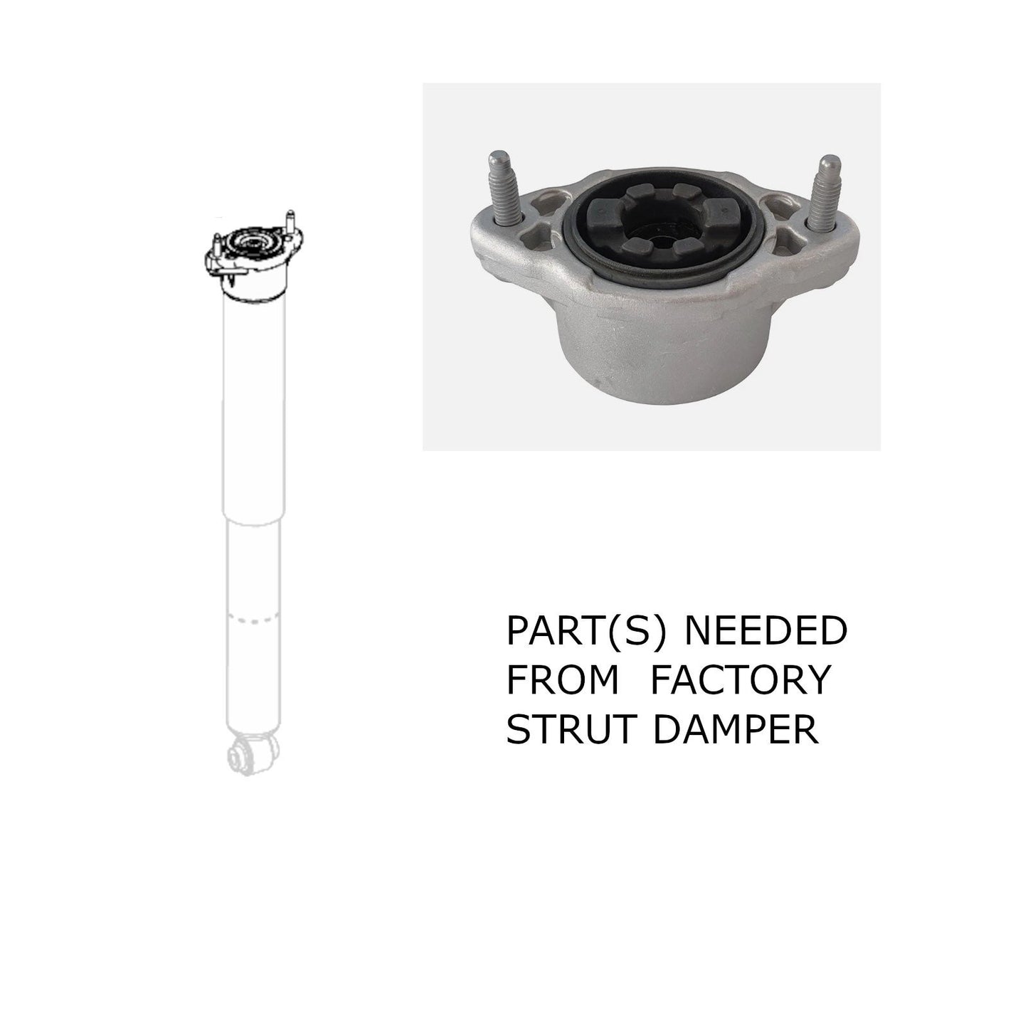 Godspeed MonoRS Coilover Shock for *4matic Benz C218 CLS400 CLS550 12-18
