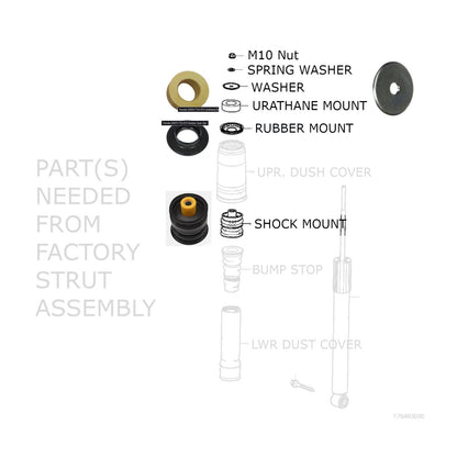 Godspeed Damper Coilovers MonoSS - Honda Fit 15-20 GK F: 4kg R: 3kg