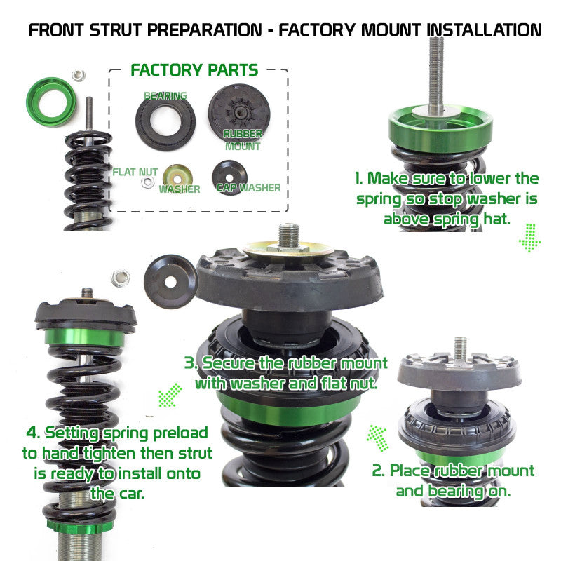 Rev9 Hyper Street II Coilover Shock for Malibu 13-15, Impala 14-20