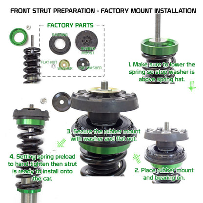 Rev9 Hyper Street II Coilover Shock for Malibu 13-15, Impala 14-20