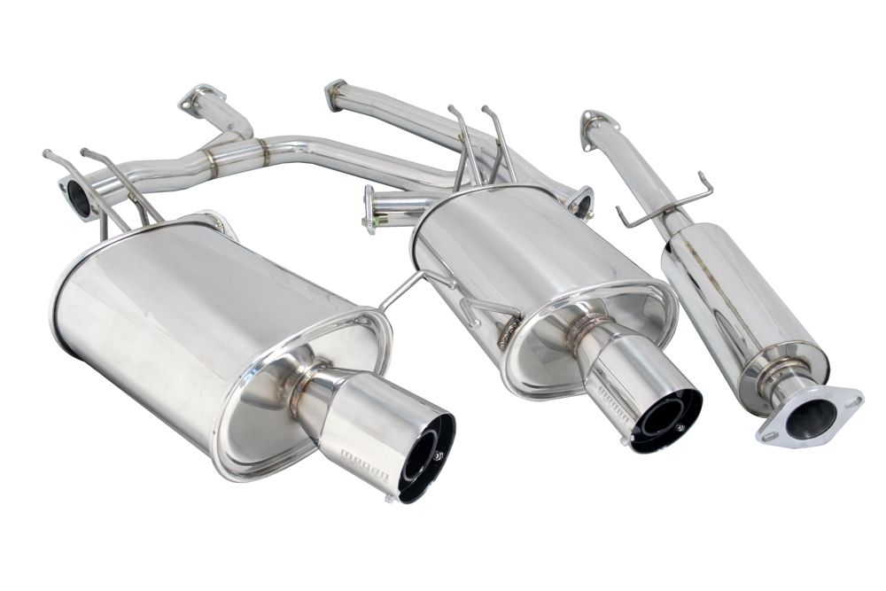 MEGAN 4" Stainless Tip OE RS Catback Exhaust Accord V6 2D Coupe 08-12 CS2