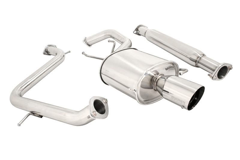 MEGAN 4" Stainless Tip OE RS Catback Exhaust Eclipse V6 00-05 D53A  silencer