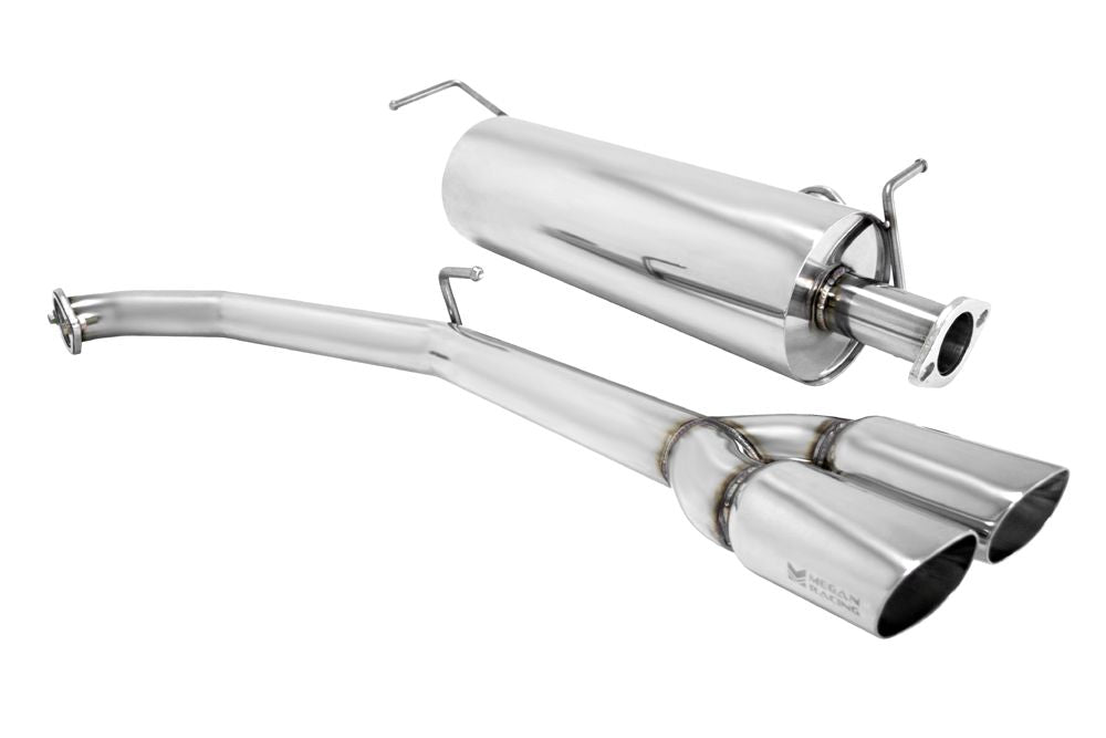 MEGAN 3.5x2.75 Dual Stainless Oval Tip AxleBack Exhaust for Sienna 11-15 SE only
