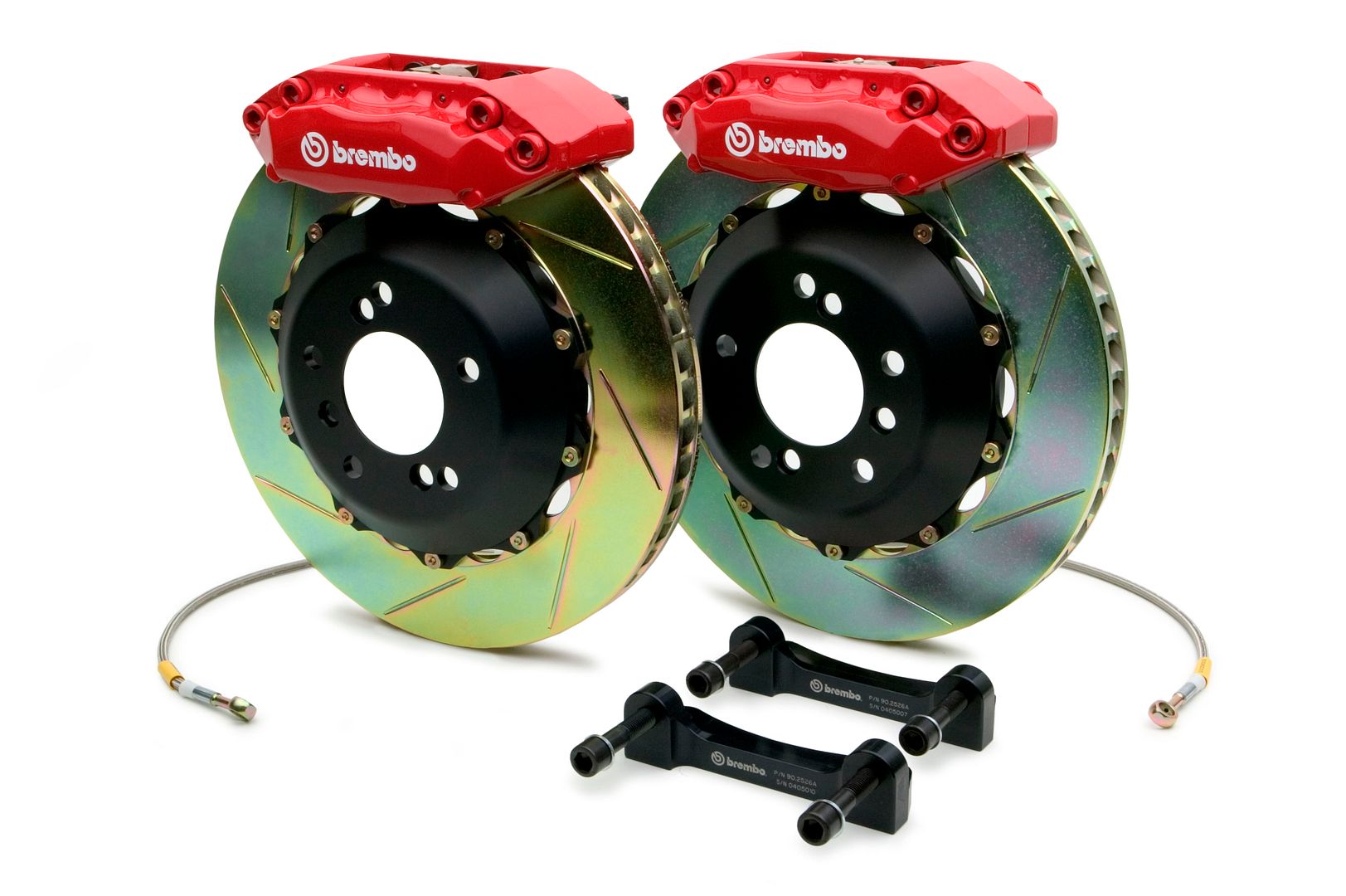 Brembo Front GT Big Brake BBK 4piston 332x32 Drill Camaro Firebird 98-02