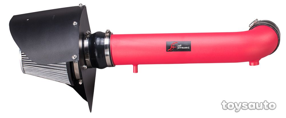 AF Dynamic Air Filter intake *Red* + Heat Shield for Jeep Wrangler 12-17 3.6L V6