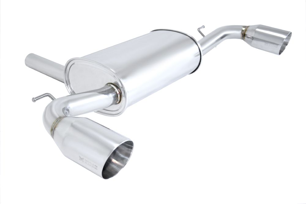 MEGAN 3.5"  Dual Stainless Roll Tips Axle Back AxleBack Exhaust Countryman S R60