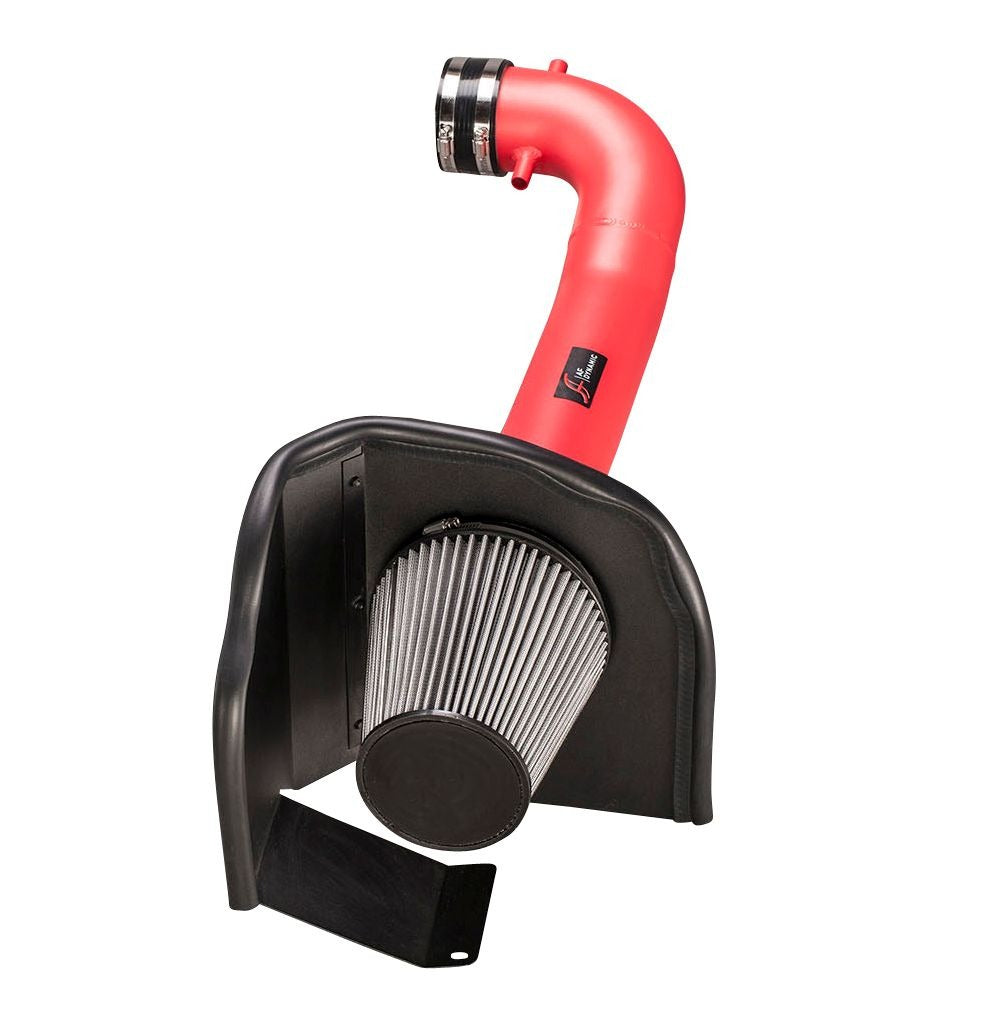 AF Dynamic Air intake Red Pipe +Heat Shield for Silverado 1500 14-19 5.3/6.2L V8
