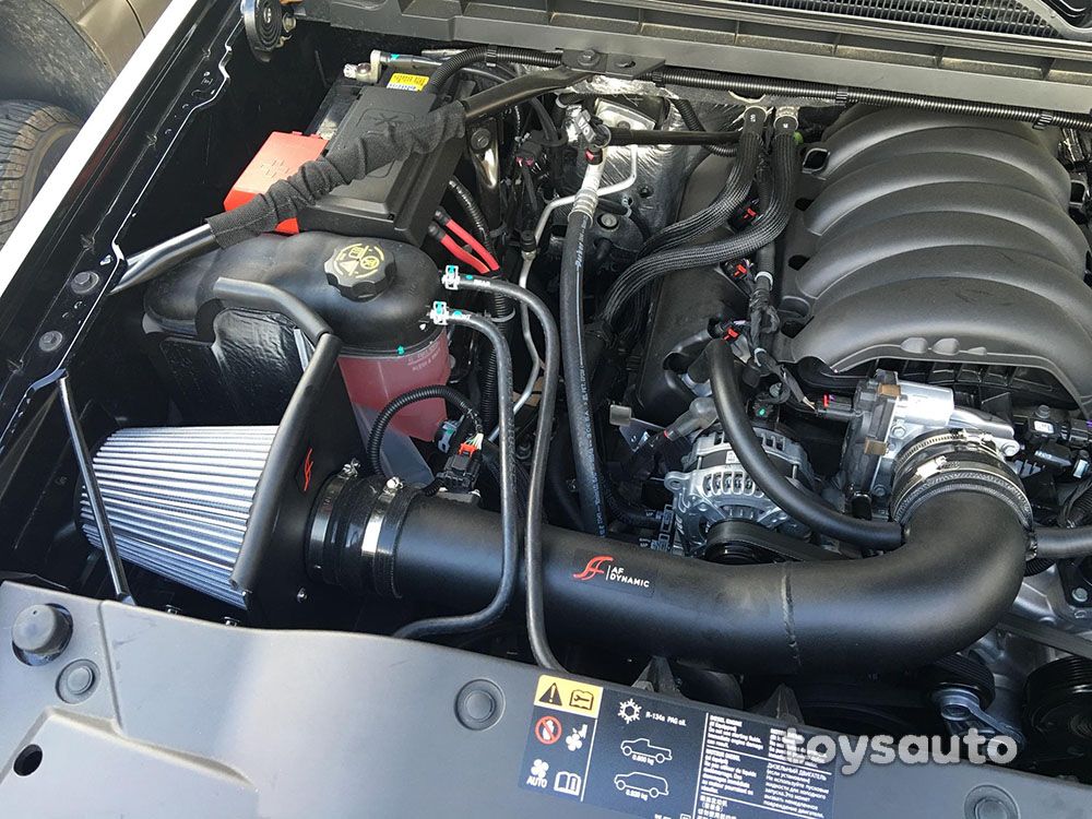 AF Dynamic Air Filter intake +Heat Shield for Cadillac Escalade ESV 15-18 6.2 V8