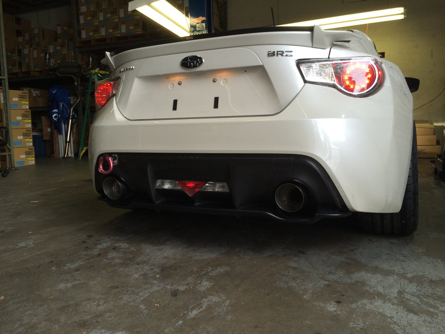 MXP Comp RS Dual SS Tip Exhaust For 13-22 BRZ FRS FR-S Toyota 86 GR86