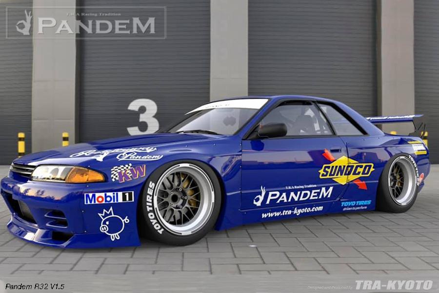 Pandem widebody kit on a bagged Nissan Skyline R32 GTS-T : r/Stance