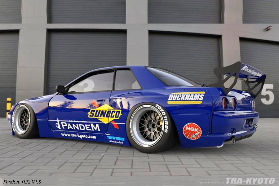 Pandem/Rocket Bunny R32 Skyline GT-R Wide-body Aero Kit (Ver. 1.5