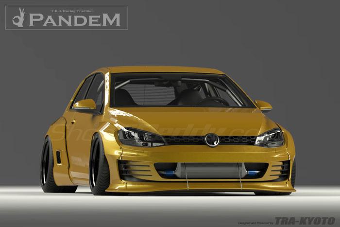 Pandem Aero 2015+ MK7 VW Golf Full Widebody Aero Kit – E