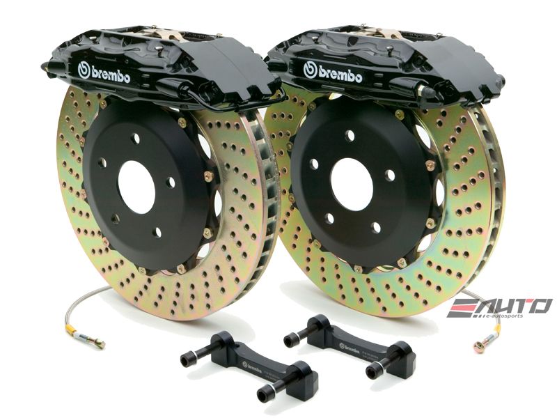 Brembo Front GT Brake 4pot 332x32 Drill Crossfire Benz W202 W208 W210 R170