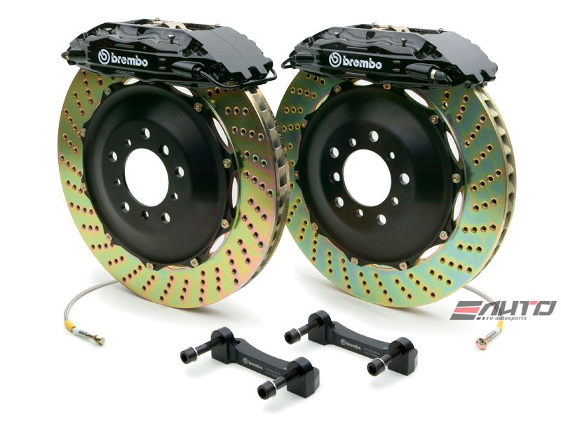 BREMBO Front GT Brake 4P Black 355x32 Drill Disc S320 S350 S420 S500 S600 W140