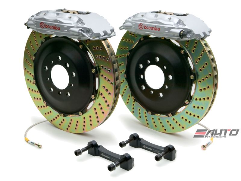 BREMBO Rear GT Big Brake P Caliper Silver 380x28 Drill Disc Benz X164 W164 V251