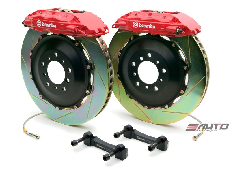 Brembo FRONT GT Brake BBK 4pot Red 332x32 Slot A4 B5 96-01 A6 C5 2.8L 98-04
