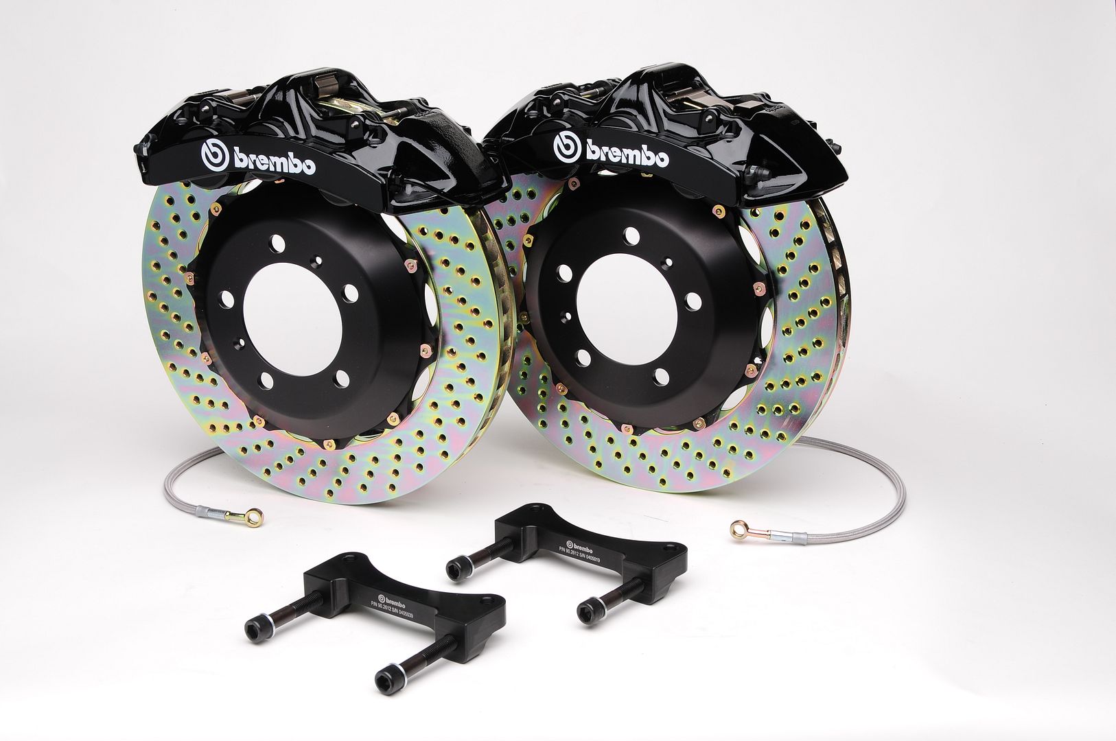 Brembo Front GT BBK Big Brake 6piston Black 355x32 Drill Disc BMW E36 E46 Z3 Z4