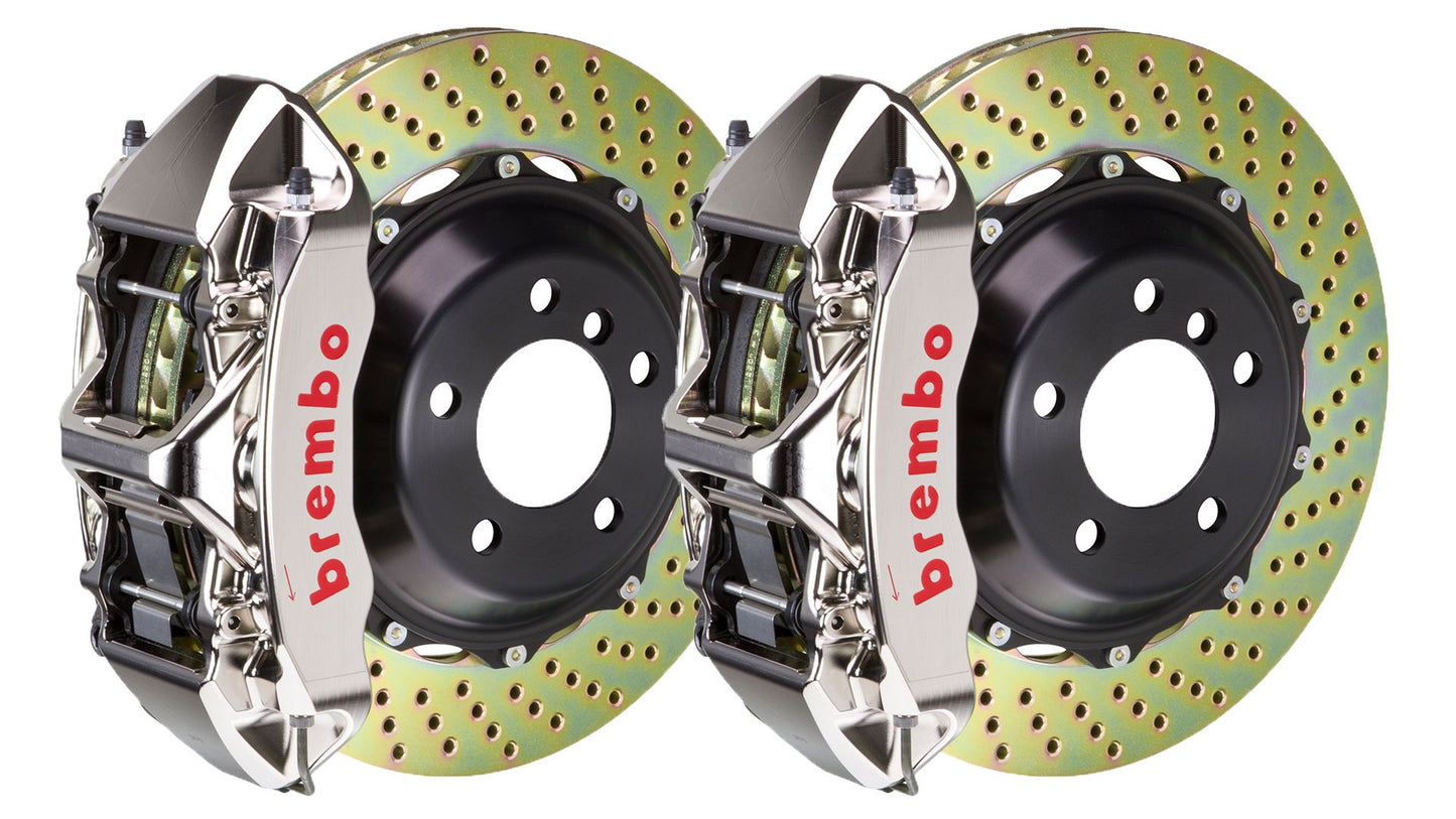 Brembo Front GT BBK Brake 6pot GT-R 365x34 Drill for Genesis Coupe 09-13