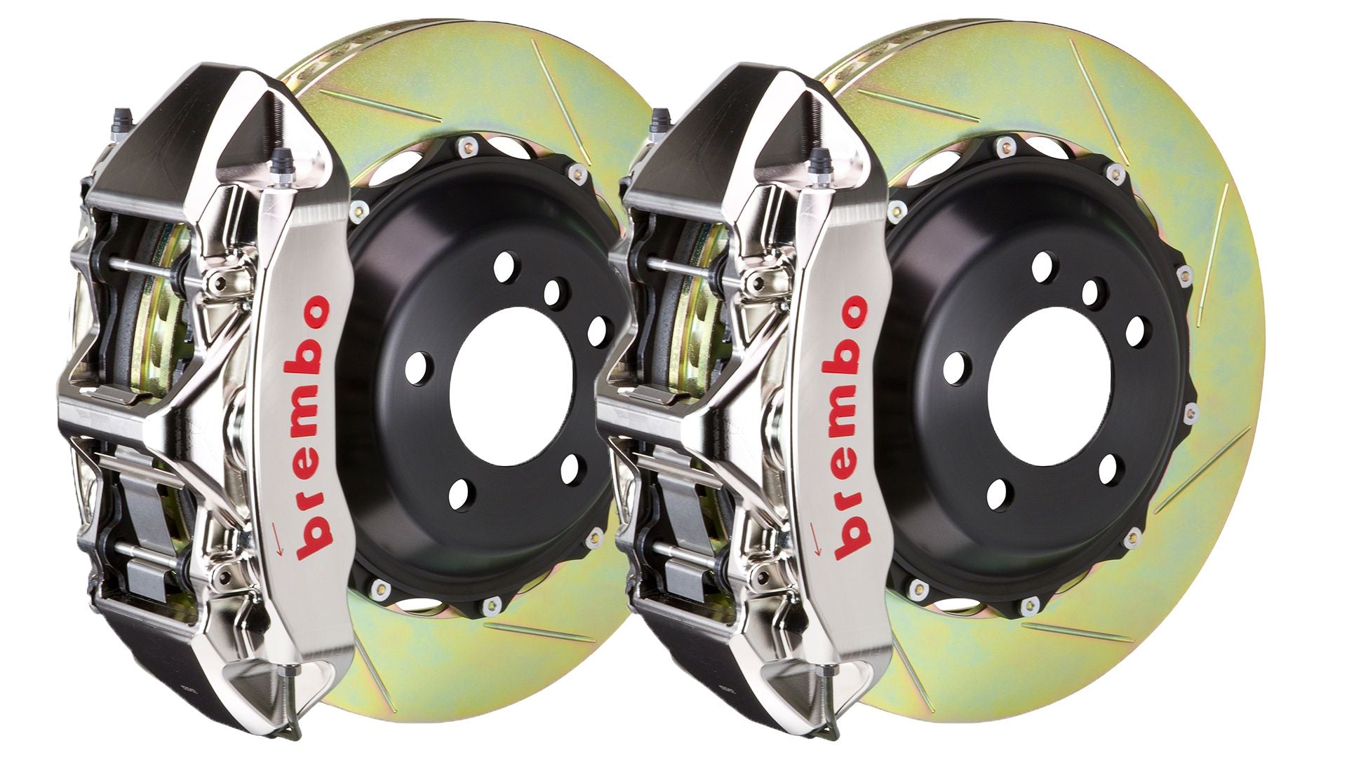 Brembo Front GT Big Brake Kit BBK 6 piston GT-R 380x34 Slot A6 3.2L C6 05-11