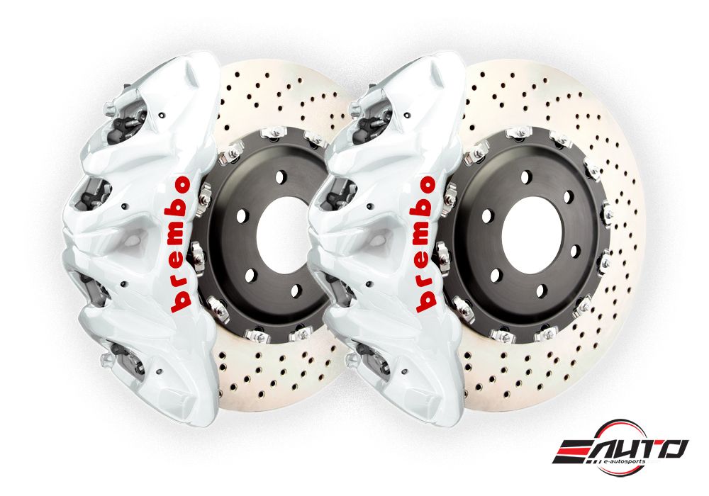 Brembo Front GT Brake B-M8 White 412x38 Drill for Benz ML GLE W166 GLS GL X166