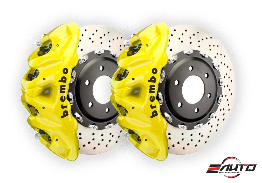 Brembo Front GT Brake B-M8 Yellow 412x38 Drill for Benz ML GLE W166 GLS GL X166