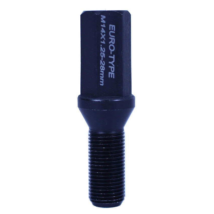 Godspeed Euro-Type Taper Cone Lug Bolts 14x1.25 28mm 10 Pcs