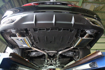 INVIDIA Q300 60mm Dual Axle Back Axleback Exhaust for Lexus GS350 RWD AWD 13-20
