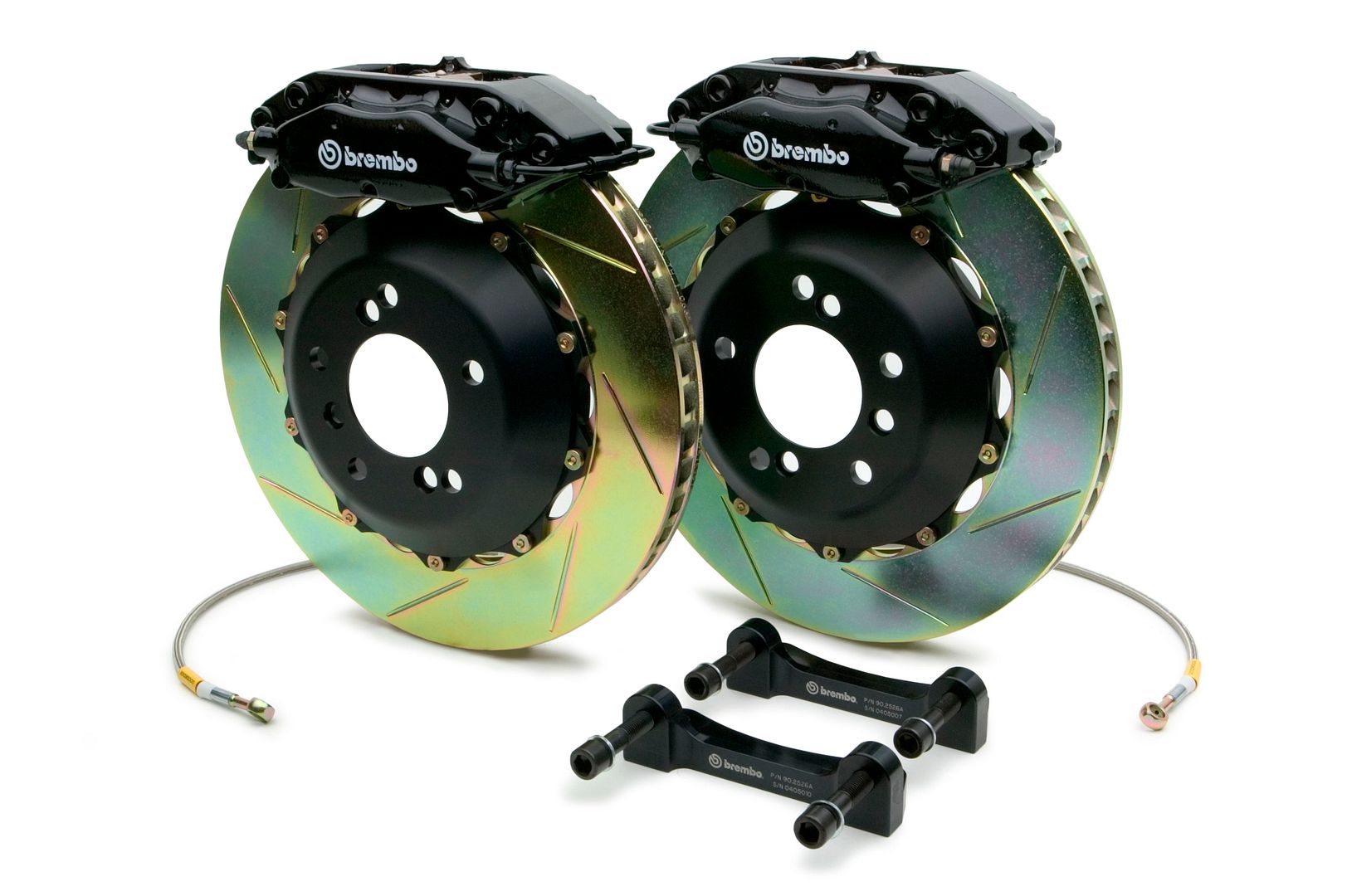 Brembo Rear GT Big Brake Kit BBK 4piston Black 328x28 Slot Disc S4 B5S 00-02