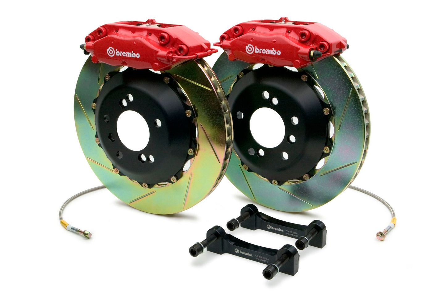 Brembo Rear GT Brake 4pt Red 328x28 Slot Crossfire W202 W203 W208 W209 W210 R171