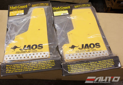 JAOS Front + Rear Mud Guard2 Guard Flap Rav4 20 5Door 01-05 - Yellow