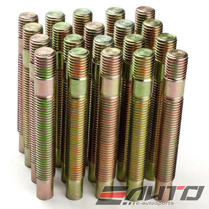 20pc 90mm 12x1.5 to 12x1.5 Rim Wheel Conversion Converter Adapter Bolts Studs
