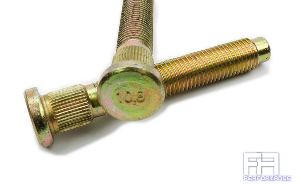 10x Syun 60mm Extend Wheel Stud Kit 12x1.5 Knurl 12.9mm 10.9 Grade for Mazda