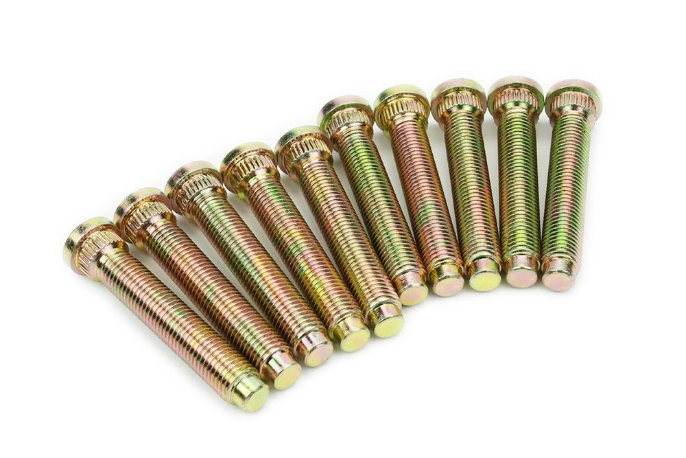 10x Syun 60mm Extend Wheel Stud 12x1.5 Knurl 14.38mm 10.9 Grade for Mitsubishi