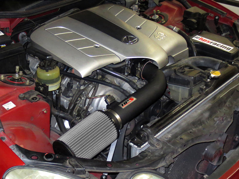 HPS Performance Air Intake Kit 2001-2005 Lexus GS430 4.3L V8-Black