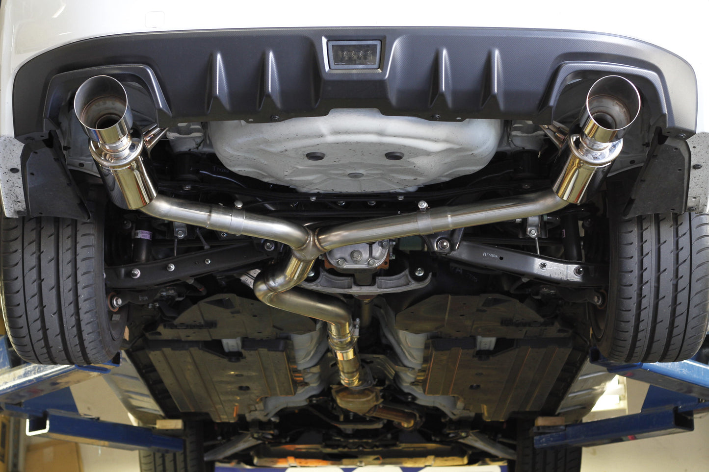 MXP 2014+ Subaru WRX Sedan (VA) Comp RS SUS401 Exhaust System w/ Dual Single Tip
