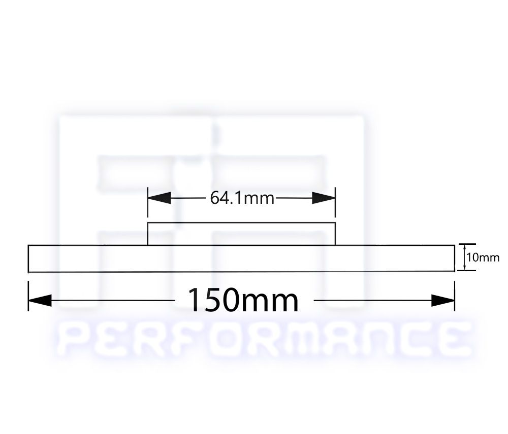 Muteki Forged 10mm Hub Centric Wheel Spacer 5x114 64.1 + Stud 12x1.5 12.22 Knurl
