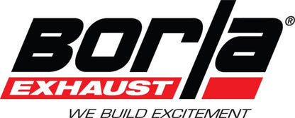 Borla 14 Silv/Sierra C/B Exhaust S-Type 1500 5.3L V8 AT/MT 2&4WD Ext Cab Split Side Exit