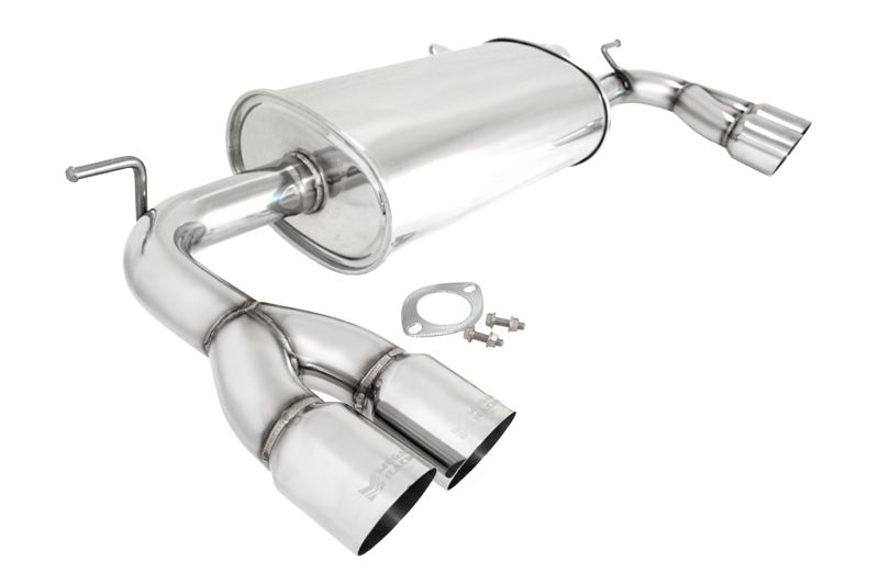 MEGAN 3" Quad Stainless Tips Axle Back AxleBack Exhaust for Genesis Coupe 10-12