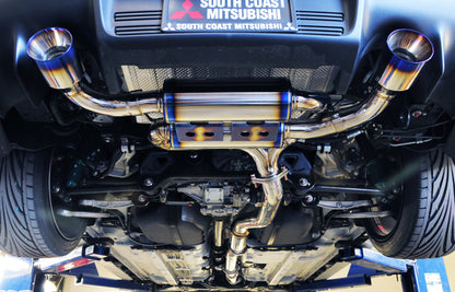 MXP 08-15 Mitsubishi Evolution 10 w/2 Section Pipes T304 SP Exhaust System w/Dual Exit