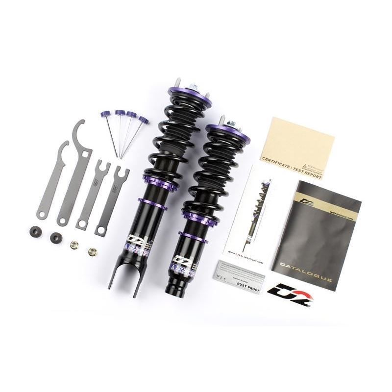 D2 Racing RS Adjustable Coilovers For TOYOTA 90-99 TERCEL / 91-99 PASEO / 85-99 STARLET (FWD)