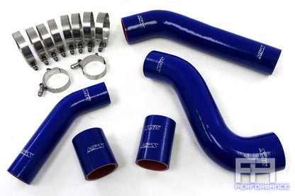 HPS Silicone Intercooler Hose Kit - Lancer EVO X 10 CZ4A 2.0L 4B11T 07-14 Blue