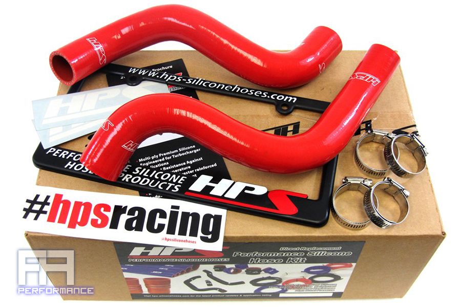 HPS Silicone Radiator Hose Kit for CT200h 11-13 Prius 09-13 1.8L 2ZR-FXE Red
