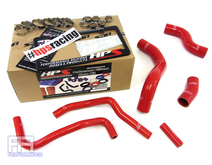 HPS Silicone Radiator Heater Hose Kit For GT86 FRS BRZ 2.0L 4UGSE FA20 13-14 Red
