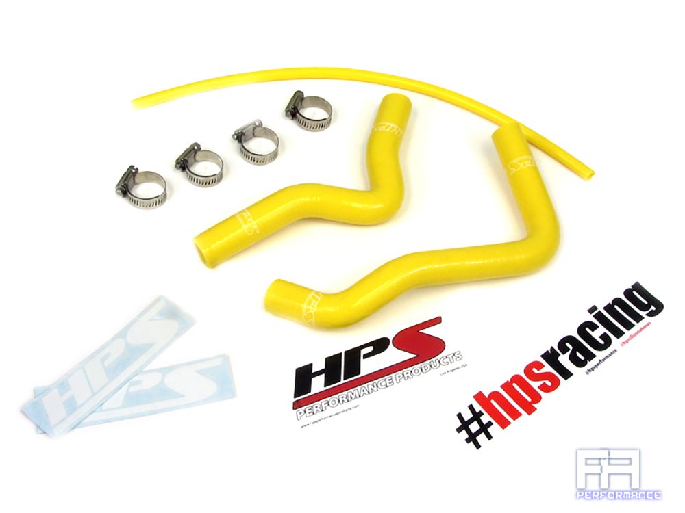 HPS Reinforced Silicone Radiator Coolant Hose Kit For Suzuki 02-12 RM85 Yellow