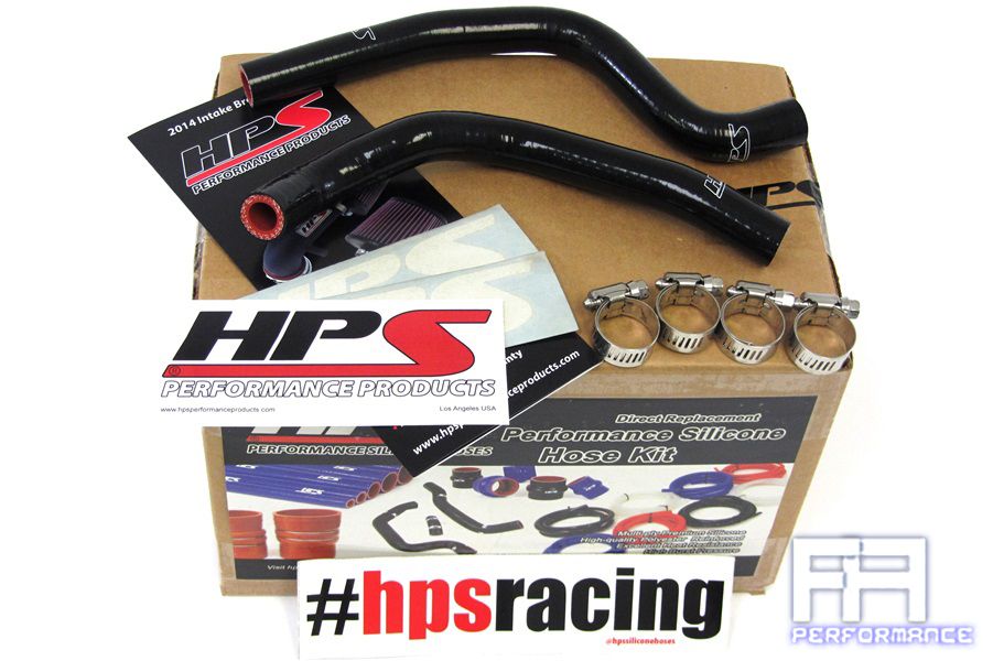 HPS Reinforced Silicone Radiator Coolant Hose Kit For Honda 03-06 CR85R Black